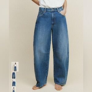 Zara Blue Flare Women's Jeans